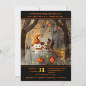 Ghosted Fun Halloween-Party Einladung (Vorderseite)