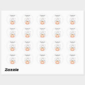 Ghosted Fun Halloween Runder Aufkleber (Blatt)