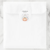 Ghosted Fun Halloween Runder Aufkleber (Tasche)