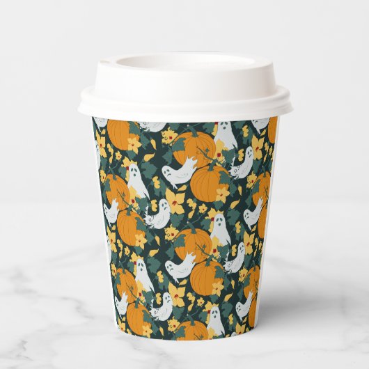 Ghosted Garden Pappbecher (Rückseite)