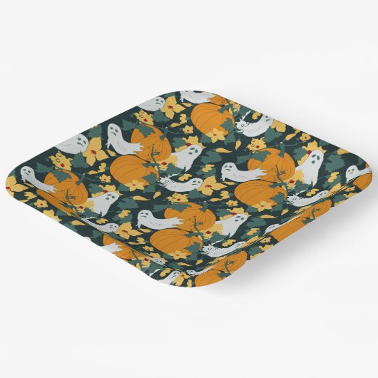 Ghosted Garden Pappteller (Gewinkelt)