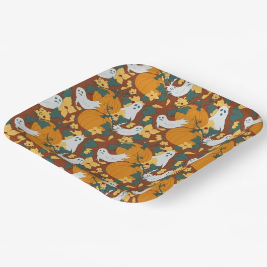 Ghosted Garden Pappteller (Gewinkelt)