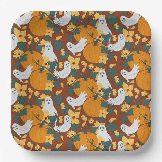 Ghosted Garden Pappteller (Vorderseite)