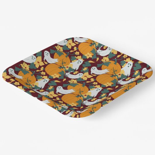 Ghosted Garden Pappteller (Gewinkelt)