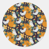 Ghosted Garden Runder Aufkleber (Vorderseite)