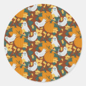 Ghosted Garden Runder Aufkleber (Vorderseite)