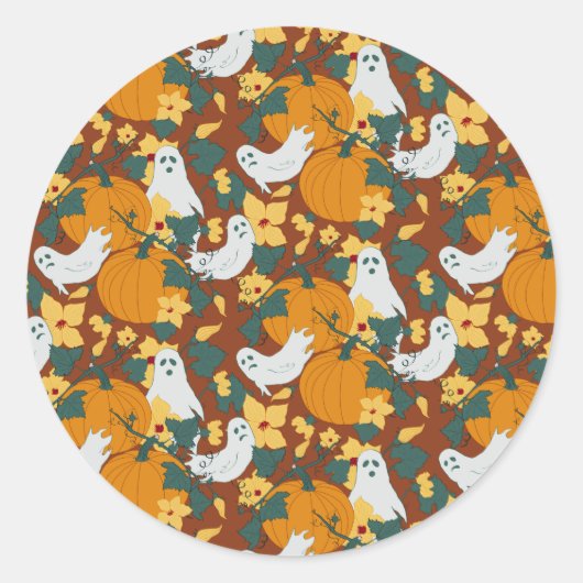 Ghosted Garden Runder Aufkleber (Vorderseite)