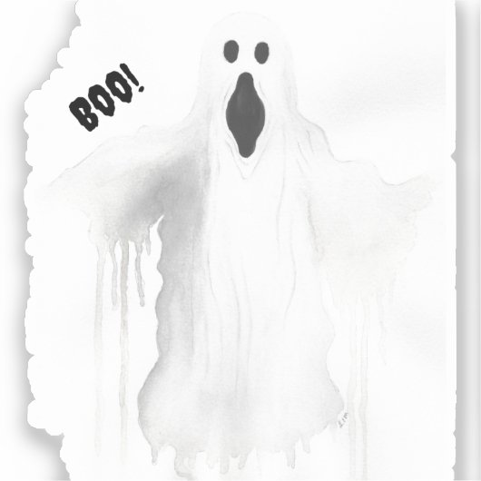 Ghosted Ghost Aufkleber (Vorderseite)