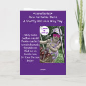 Ghosted Girl Paris Karte (Rückseite)