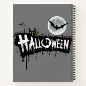 Ghosted Glamour: Personalisiertes SpiralNotebook Notizblock (Rückseite)