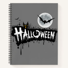 Ghosted Glamour: Personalisiertes SpiralNotebook Notizblock