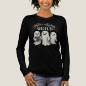Ghosted Grammar Guild Halloween Ghost Chalk Banner Tri-Blend Shirt (Vorderseite)