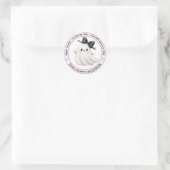 Ghosted Greetings Enevelope Siegel Runder Aufkleber (Tasche)