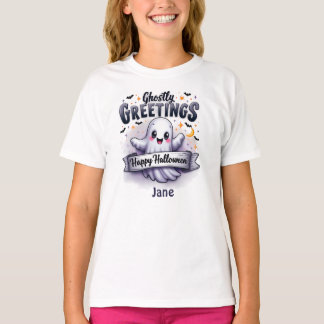 Ghosted Greetings Happy Halloween Ghost T-Shirt