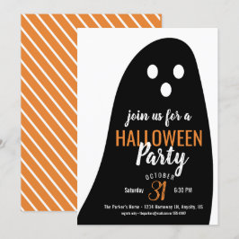 Ghosted Halloween-Party Einladung