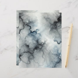 Ghosted Mist Halloween Alcohol Ink Scrapbook