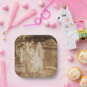 Ghosted Paper Plate Pappteller (Party)