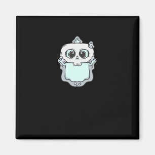 Ghosted Peekaboo Magnet