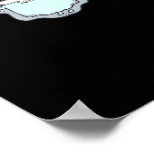 Ghosted Peekaboo Poster (Ecke)