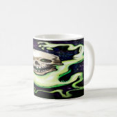 Ghosted Skull Kaffeetasse (VorderseiteRechts)
