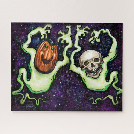 Ghosted Skull Puzzle (Horizontal)