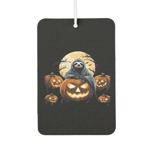 Ghosted Sloths Midnight Haunt Classic T - Shirt Autolufterfrischer (Vorderseite)