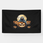 Ghosted Sloths Midnight Haunt Classic T - Shirt Banner (Horizontal)