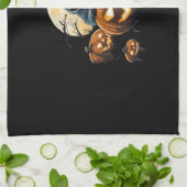 Ghosted Sloths Midnight Haunt Classic T - Shirt Geschirrtuch (Gefaltet)