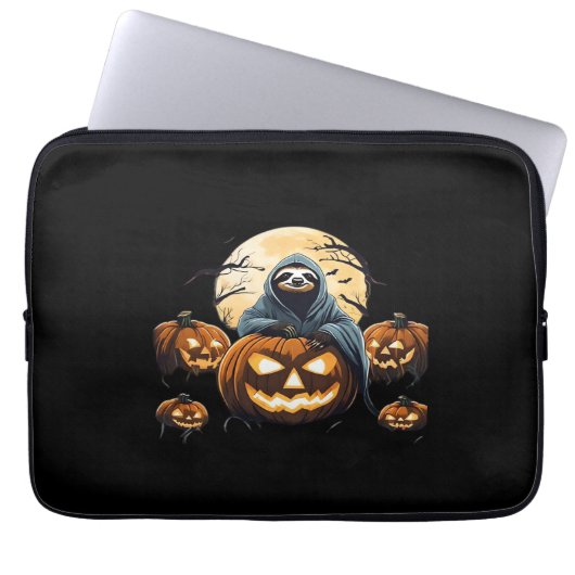 Ghosted Sloths Midnight Haunt Classic T - Shirt Laptopschutzhülle (Vorderseite)