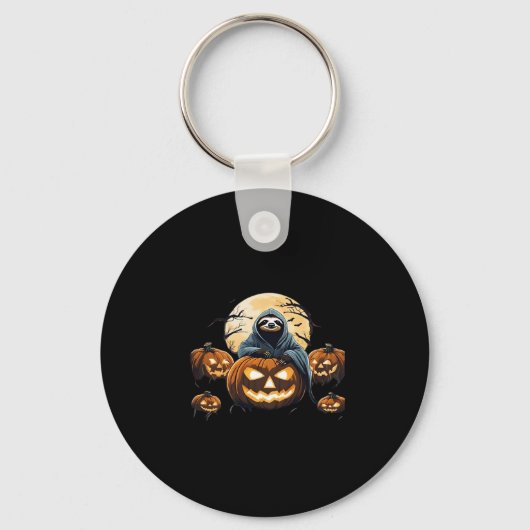 Ghosted Sloths Midnight Haunt Classic T - Shirt Schlüsselanhänger (Vorderseite)