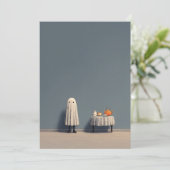 Ghosted Tea Party Vibes Einladung (Stehend Vorderseite)