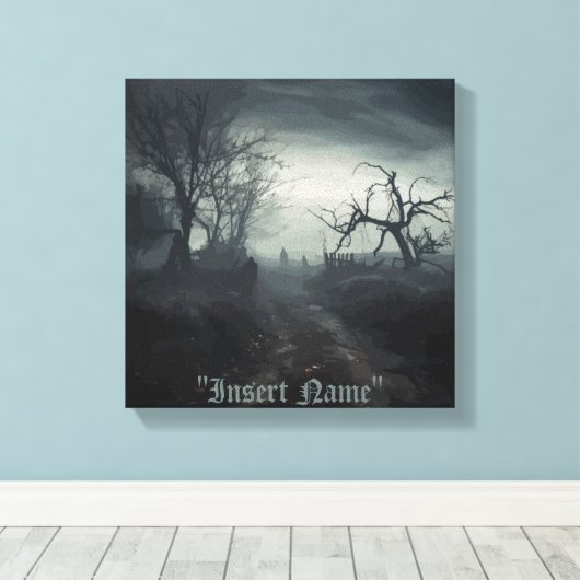 Ghosted Trail Leinwanddruck (Insitu (Holzboden))