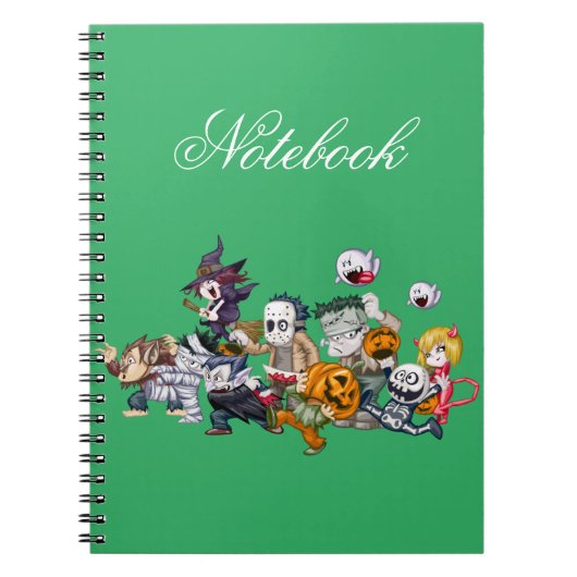 Ghosted Whispers: Spiral Foto Notebook Notizblock (Vorderseite)