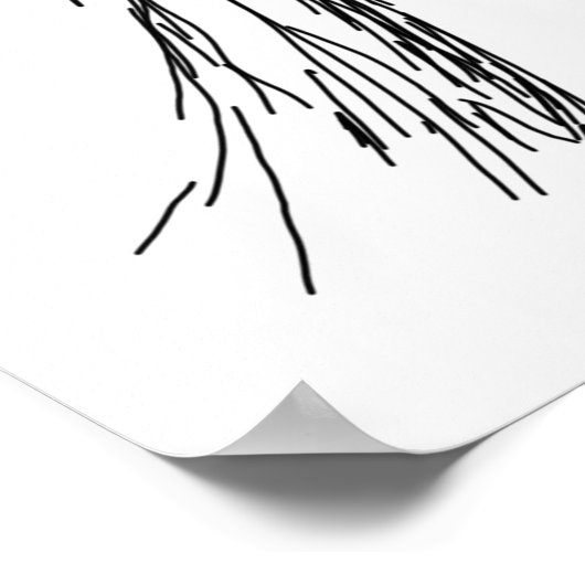 Ghosted Woman Poster (Ecke)