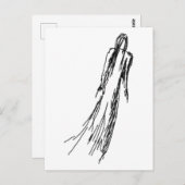 Ghosted Woman Postkarte (Vorne/Hinten)