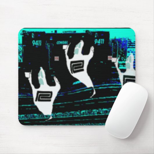 Ghostels der Nordost-Korridor-Eisenbahnen Mousepad (Mit Mouse)