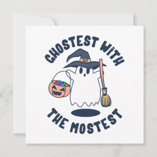 Ghostest Funny Spooky Witch Einladung
