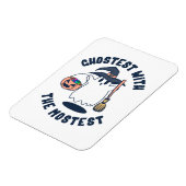 Ghostest Funny Spooky Witch Magnet (Linke Seite)