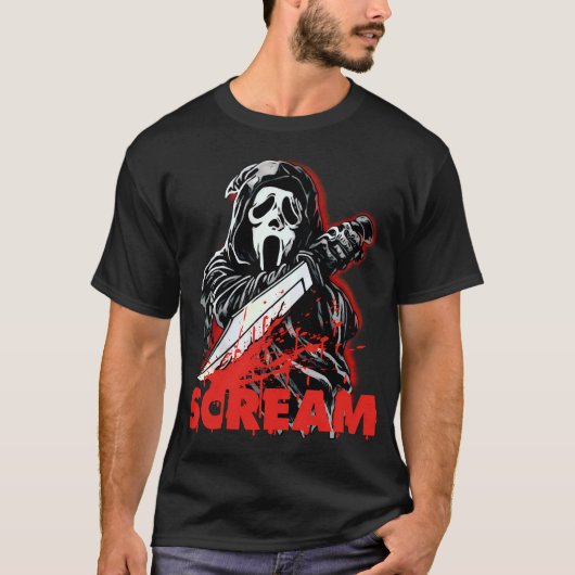 Ghostface Scream Mask Classic T-Shirt (Vorderseite)