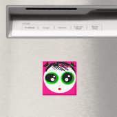 Ghostie Girl Magnet (Hellrosa) (In Situ (Geschirrspüler))