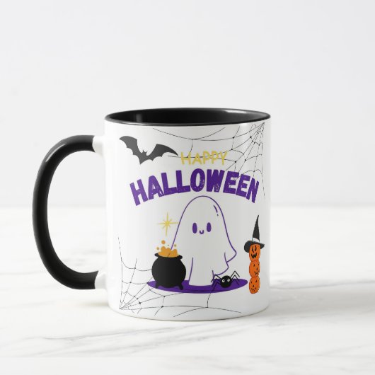 Ghostie Halloween, Ghostie Mug Tasse (Links)