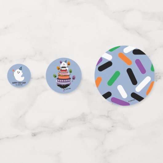 Ghostie's Boo Day Celebration Konfetti (Vorderseiten)