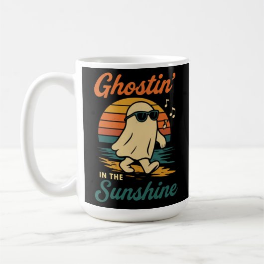 Ghostin-Geist-Halloween Kaffeetasse (Links)