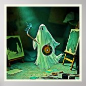Ghosting Artist's Eerie Meisterwerk Poster (Vorne)