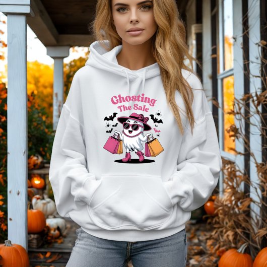 Ghosting der verkaufslustigen Halloween-Geist Hoodie