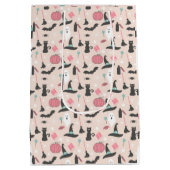 Ghosting Halloween Geburtstagsfeier Leckerei Mittlere Geschenktüte (Rückseite)