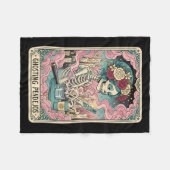 Ghosting Pendejos Funny Día De Los Muertos Tarot C Fleecedecke (Vorderseite (Horizontal))