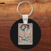 Ghosting Pendejos Funny Día De Los Muertos Tarot C Schlüsselanhänger (Vorderseite)