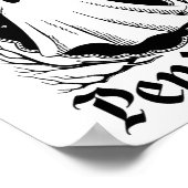 Ghosting Pendejos Funny Mexican Ghost Halloween Co Poster (Ecke)