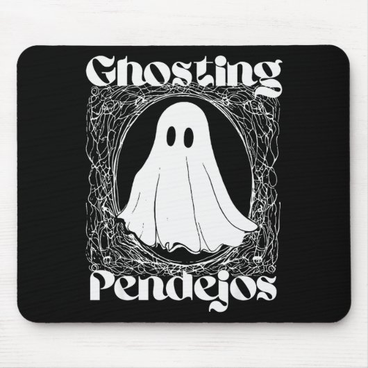 Ghosting Pendejos Funny Mexican Ghost Halloween Hi Mousepad (Vorne)